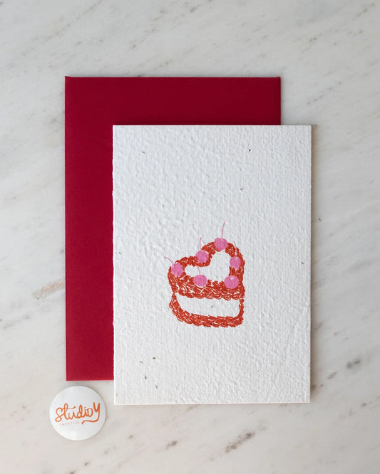Love Cake Card
