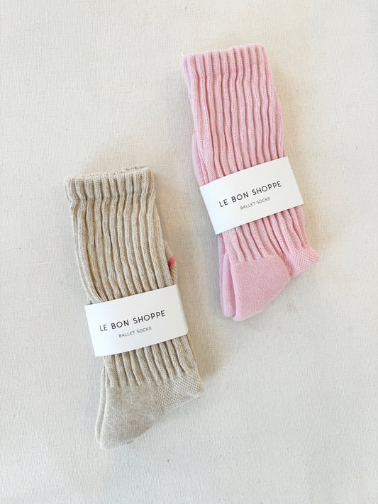 Ballet Socks - Oatmeal