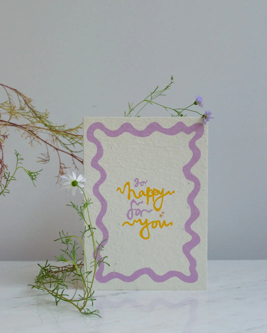 So Happy For You Card